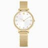 Swarovski Clarica Watch Swiss Made Metal Bracelet Gold Tone Gold-Tone Finish SW5740823