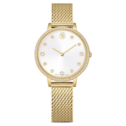 Swarovski Clarica Watch Swiss Made Metal Bracelet Gold Tone Gold-Tone Finish SW5740823