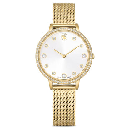 Swarovski Clarica Watch Swiss Made Metal Bracelet Gold Tone Gold-Tone Finish SW5740823
