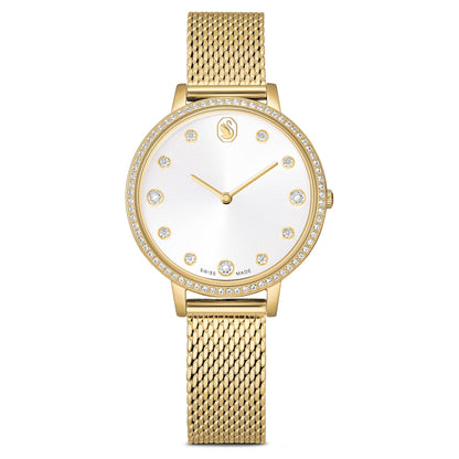 Swarovski Clarica Watch Swiss Made Metal Bracelet Gold Tone Gold-Tone Finish SW5740823