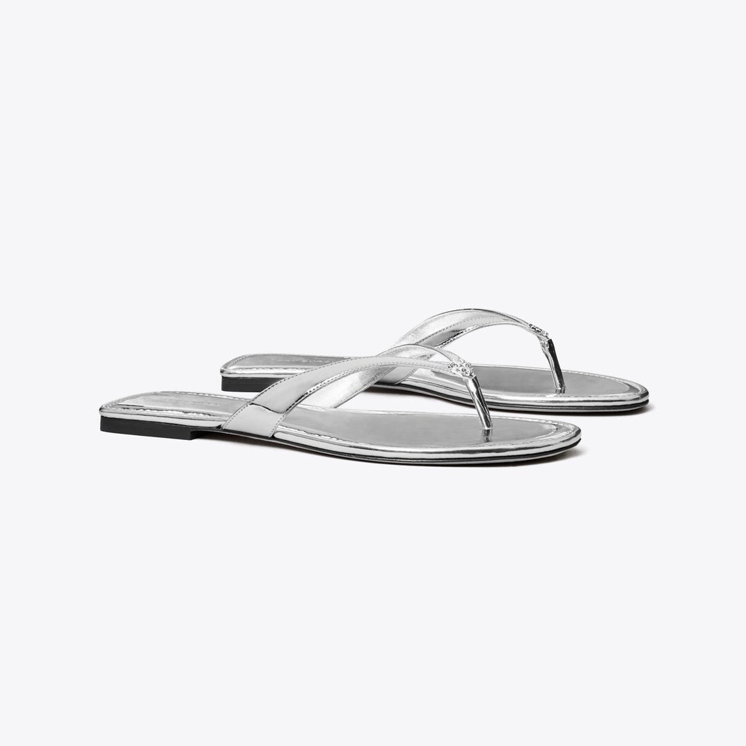 Tory Burch Classic Flip-Flop PLATINUM