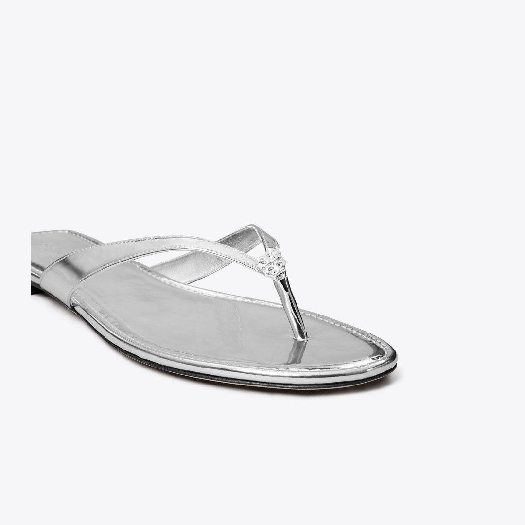 Tory Burch Classic Flip-Flop PLATINUM