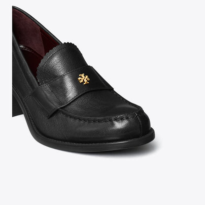 Tory Burch Classic Heeled Loafer PERFECT BLACK