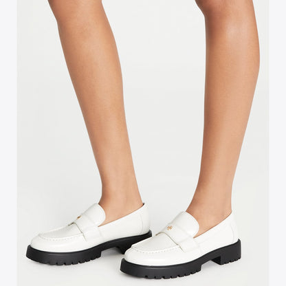 Tory Burch Classic Lug Loafer DOVE WHITE