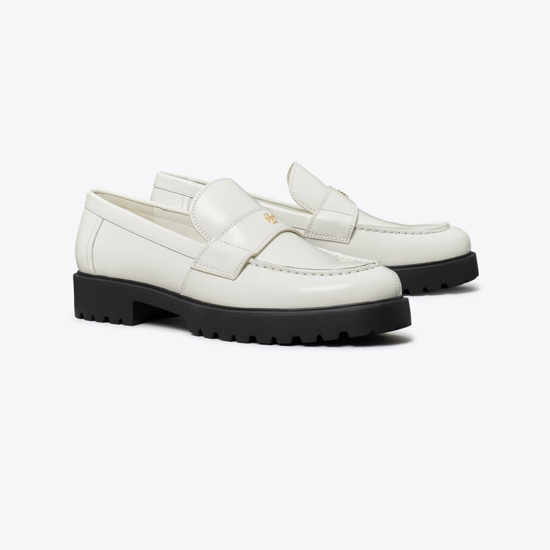 Tory Burch Classic Lug Loafer DOVE WHITE