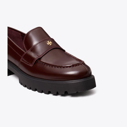 Tory Burch Classic Lug Loafer PLUM