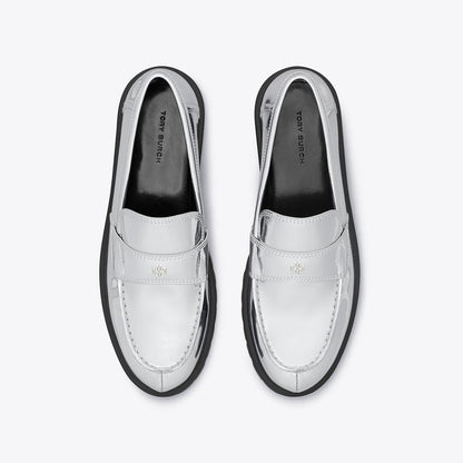 Tory Burch Classic Lug Loafer ARGENTO