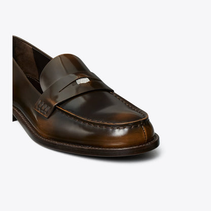 Tory Burch Classic Penny Loafer BRUSHED CHOCOLATE