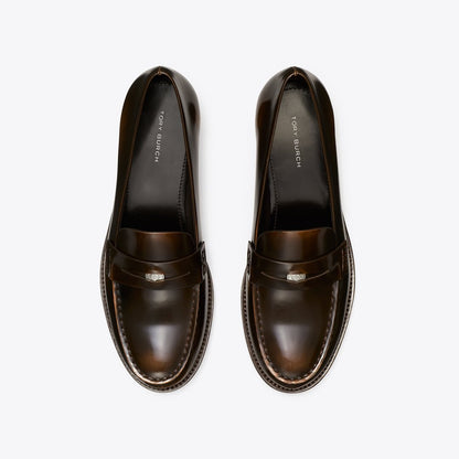 Tory Burch Classic Penny Loafer BRUSHED CHOCOLATE