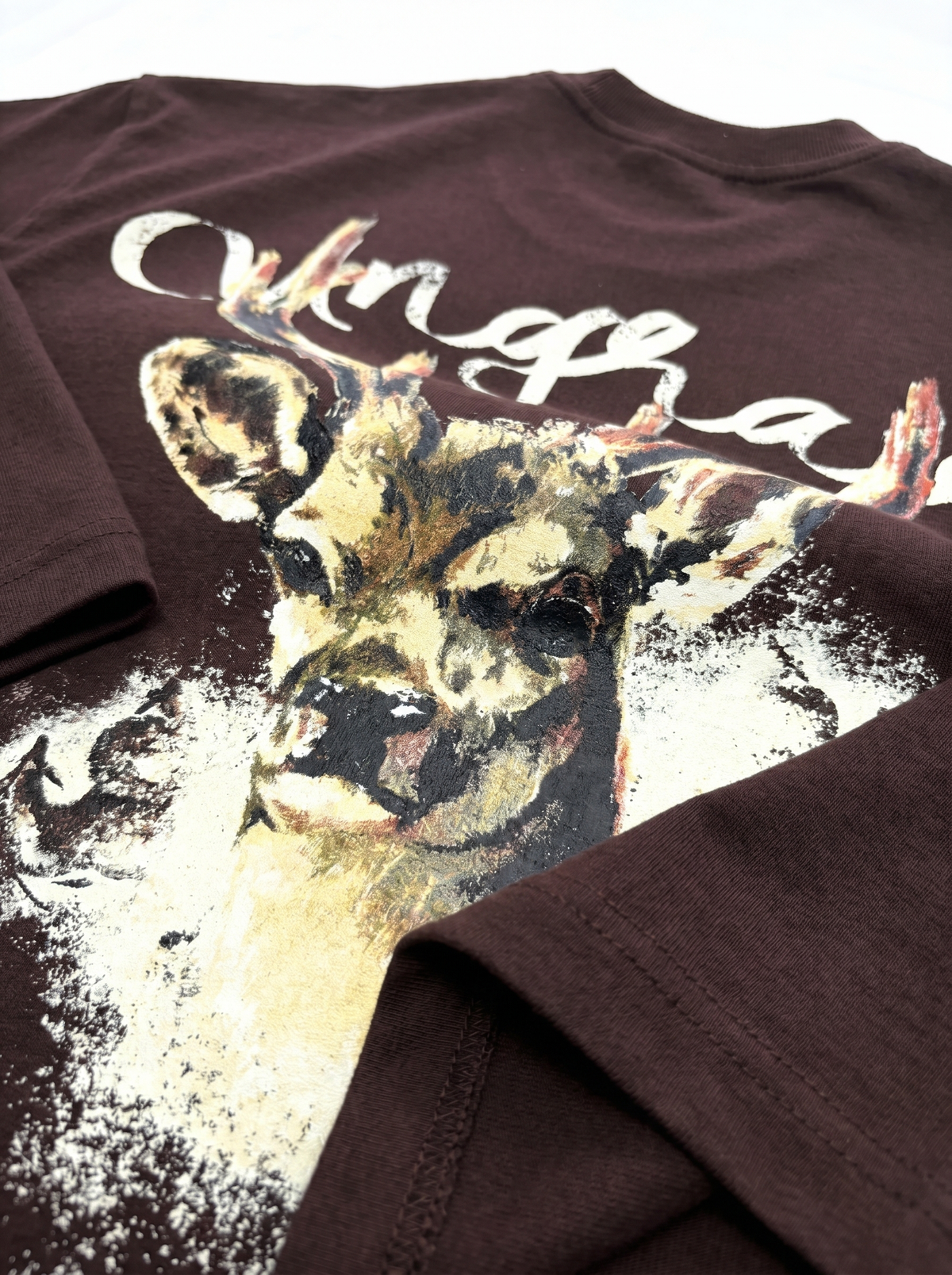 BROWN SHADOW DEER TEE