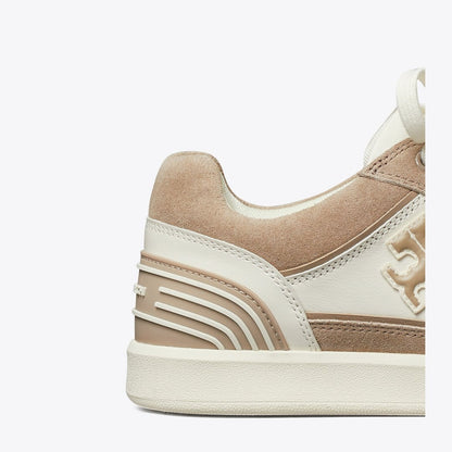 Tory Burch Clover Court Sneaker NEW IVORY / CERBIATTO