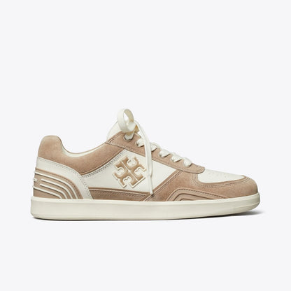 Tory Burch Clover Court Sneaker NEW IVORY / CERBIATTO