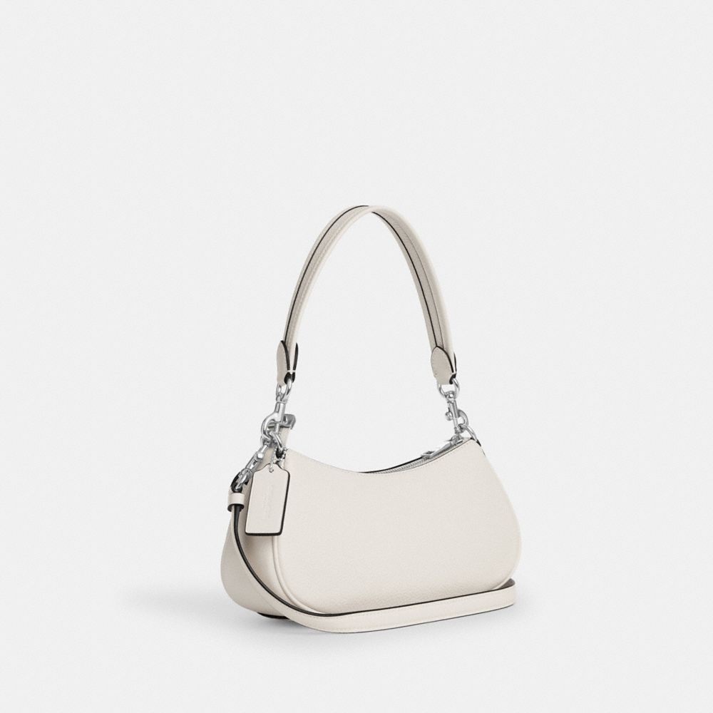 Ashton Bag Pebbled Leather-Silver-Chalk Pebbled Leather-Silver-Chalk