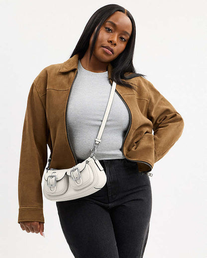Ashton Bag Pebbled Leather-Silver-Chalk Pebbled Leather-Silver-Chalk