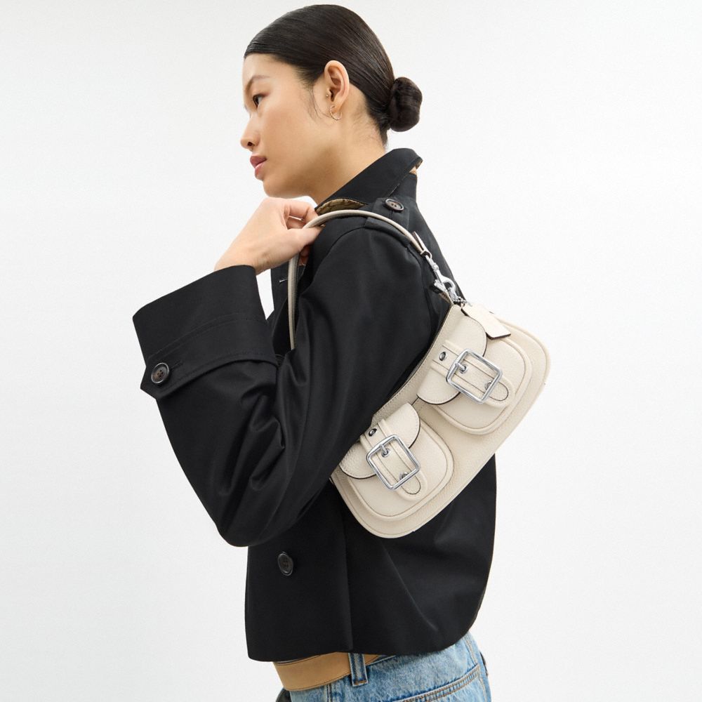 Ashton Bag Pebbled Leather-Silver-Chalk Pebbled Leather-Silver-Chalk