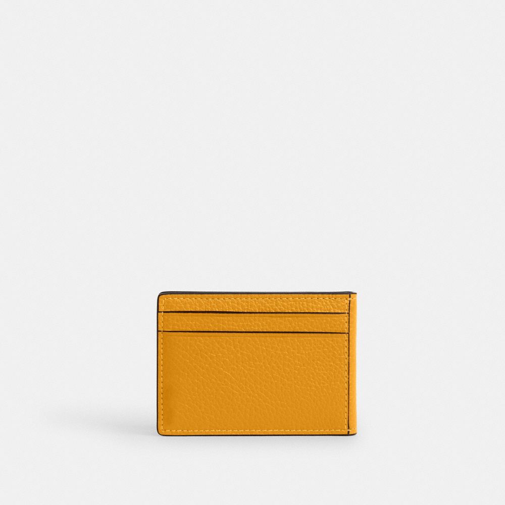 Compact Billfold Wallet Pebbled Leather-Buttercup Pebbled Leather-Buttercup