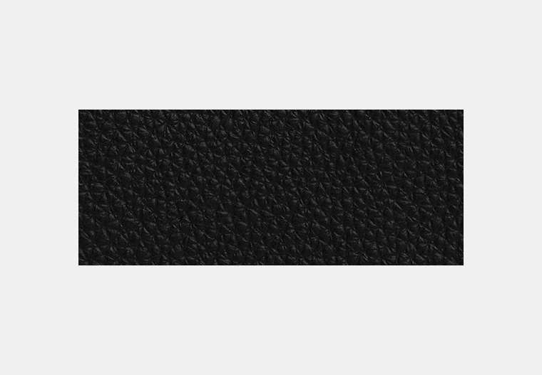 Compact Billfold Wallet Pebbled Leather-Gunmetal-Black Pebbled Leather-Gunmetal-Black