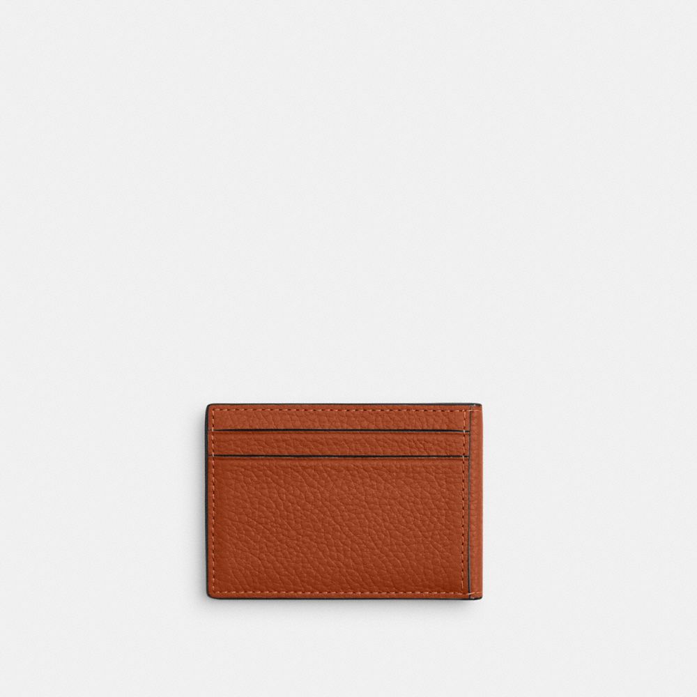 Coach Compact Billfold Wallet Amber Brown