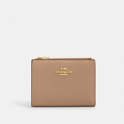 Coach Bifold Wallet Gold Taupe