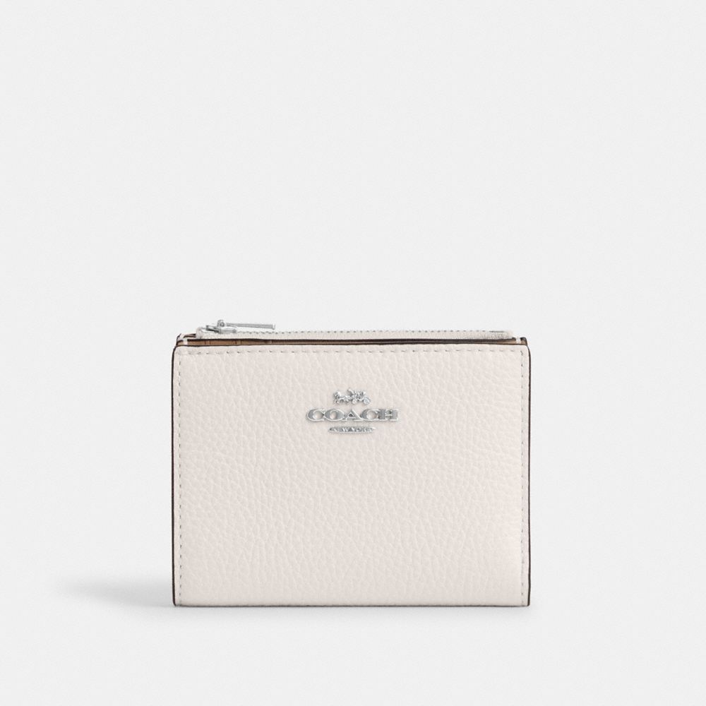 Coach Bifold Wallet Silver Chalk