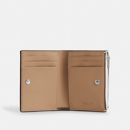 Coach Bifold Wallet Silver Chalk