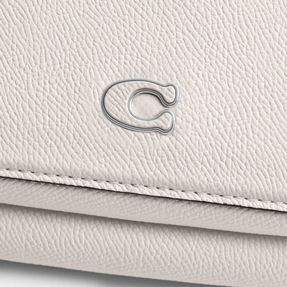 Coach Belt Bag With Signature Canvas Interior Detail Chalk