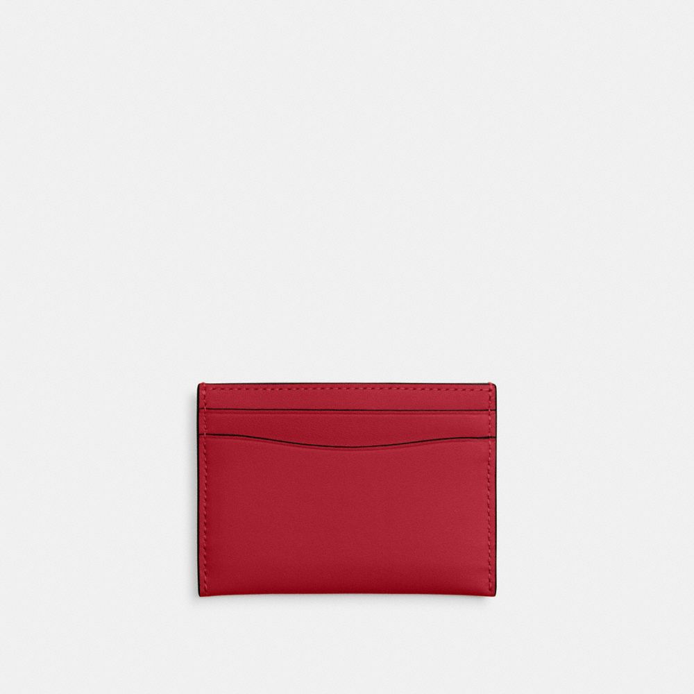 Coach Essential Card Case Brass/Poppy
