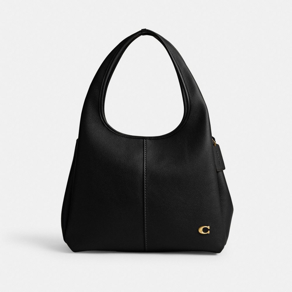 Coach Lana Shoulder Bag Brass/Black