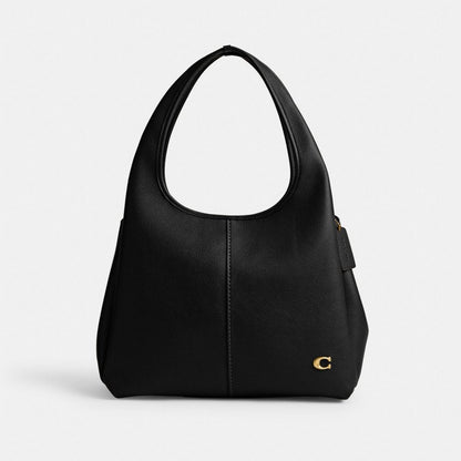 Coach Lana Shoulder Bag Brass/Black