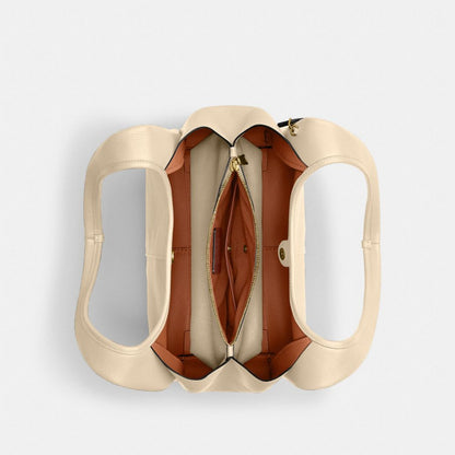 Coach Lana Shoulder Bag Brass/Ivory