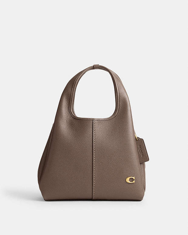 Lana Shoulder Bag 23 Brass-Dark Stone Brass-Dark Stone