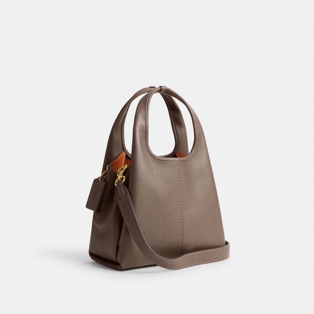 Coach Lana Shoulder Bag 23 Brass Dark Stone