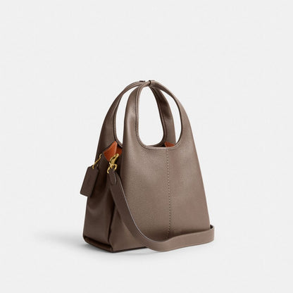 Coach Lana Shoulder Bag 23 Brass Dark Stone