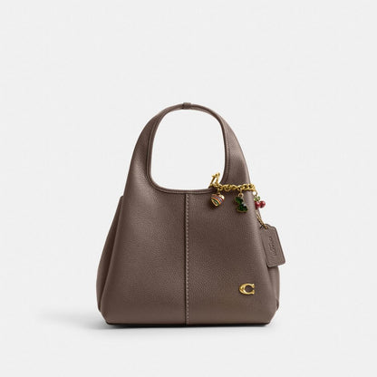 Coach Lana Shoulder Bag 23 Brass Dark Stone