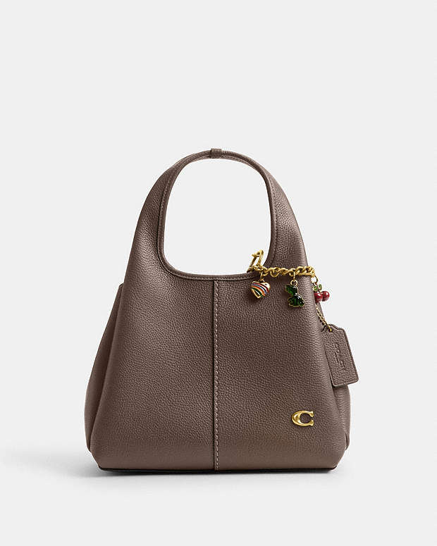 Lana Shoulder Bag 23 Brass-Dark Stone Brass-Dark Stone