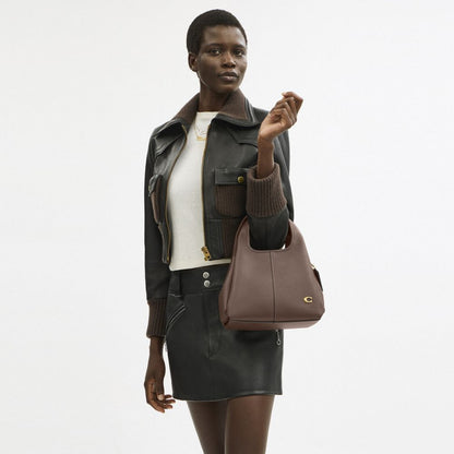 Coach Lana Shoulder Bag 23 Brass Dark Stone