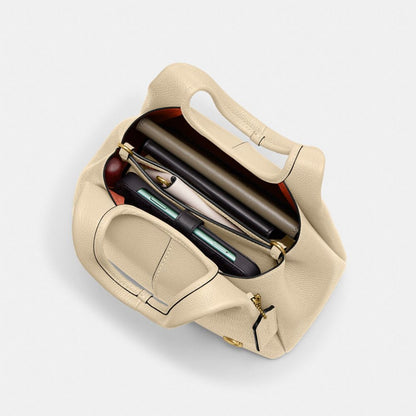 Coach Lana Shoulder Bag 23 Brass Ivory