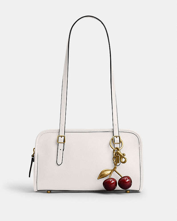 Swing Zip Bag Smooth Leather-Brass-Chalk Smooth Leather-Brass-Chalk