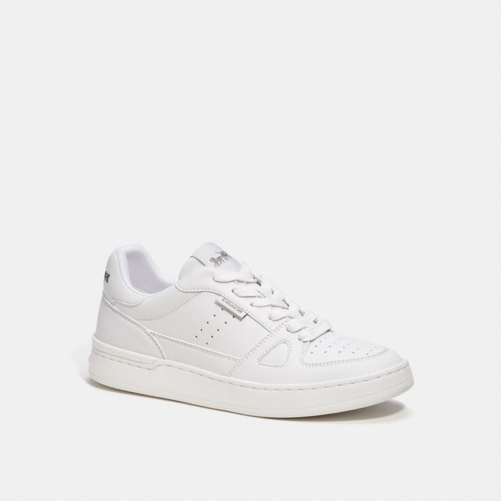 Coach Clip Court Low Top Sneaker Optic White