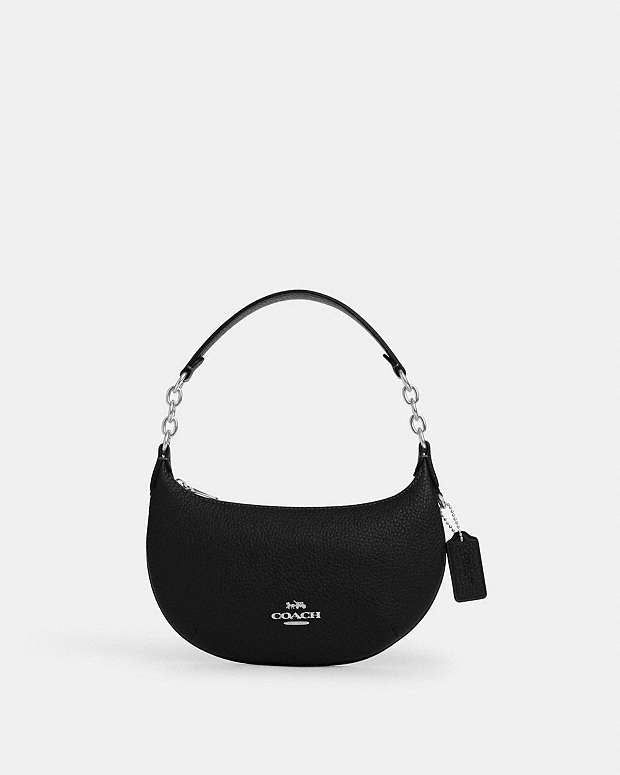Mini Payton Bag Pebbled Leather-Silver-Black Pebbled Leather-Silver-Black