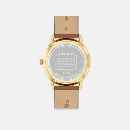 Coach Elliot Watch, 41 Mm Saddle Navy
