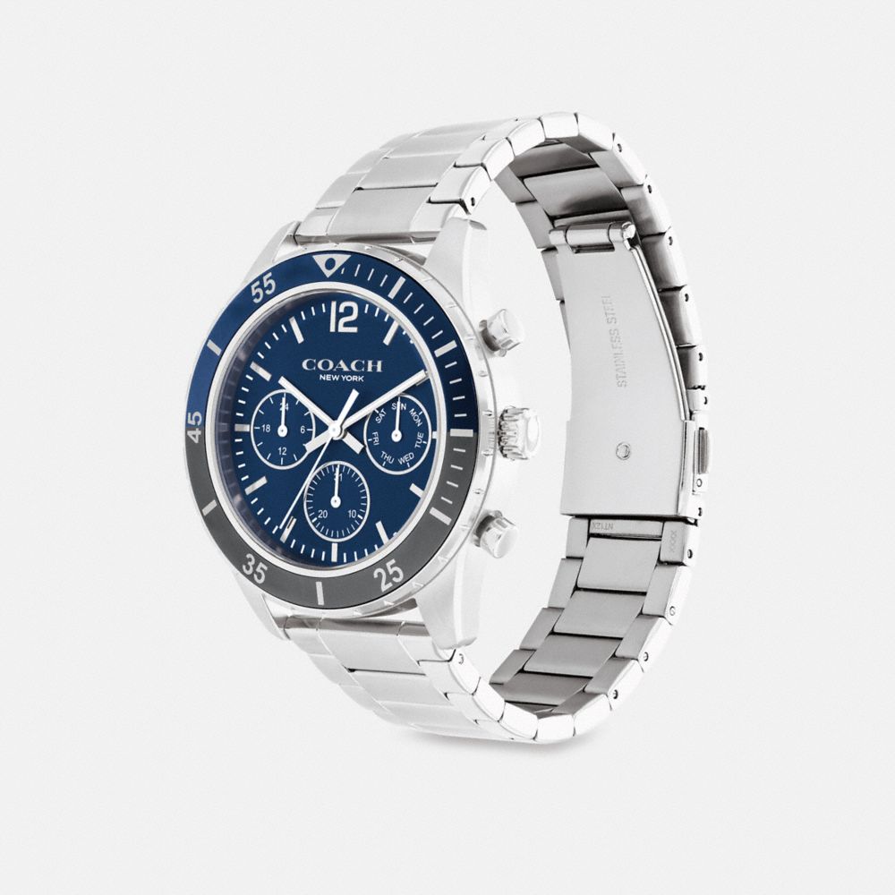 Coach Cole Watch, 44 Mm Stainless Steel