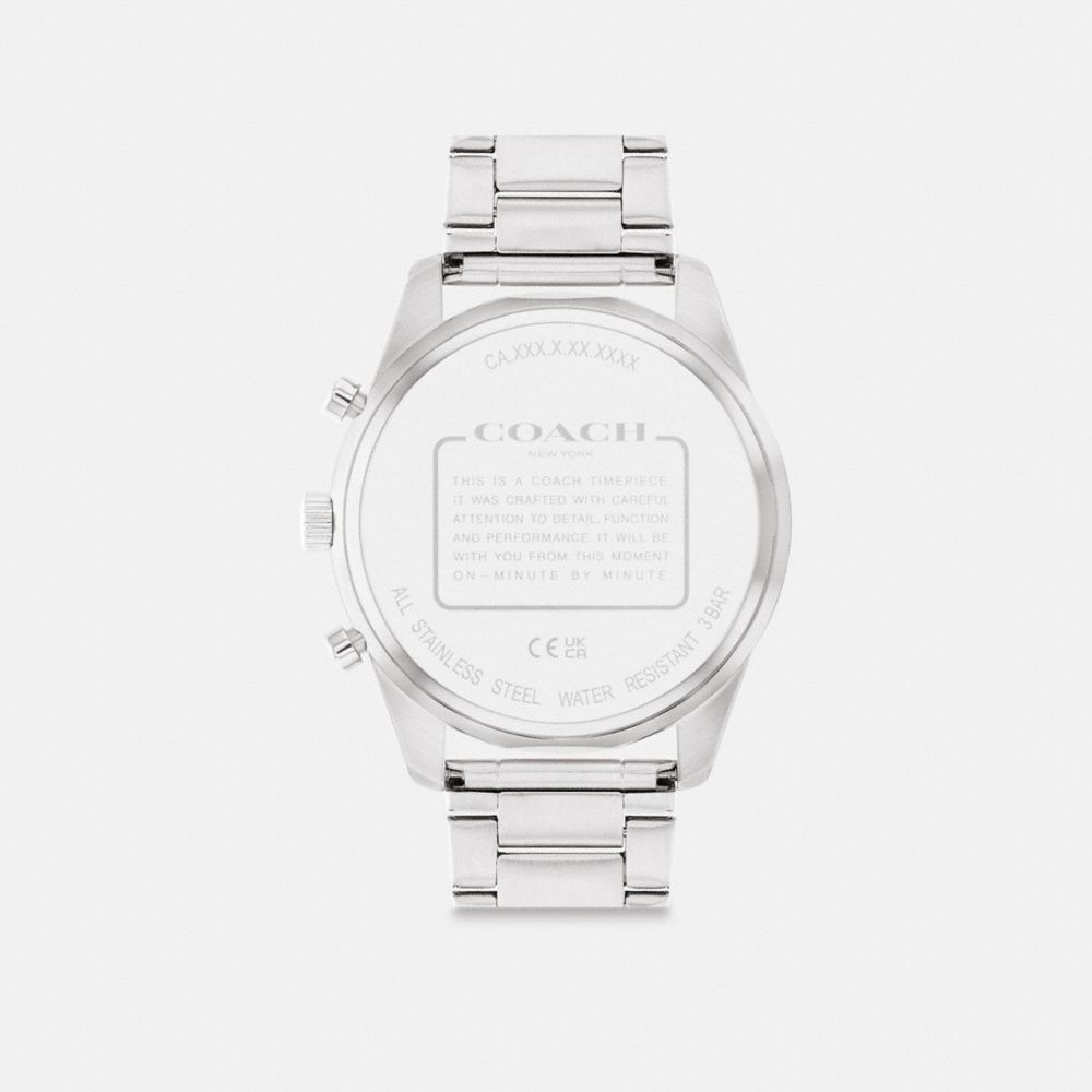 Coach Cole Watch, 44 Mm Stainless Steel