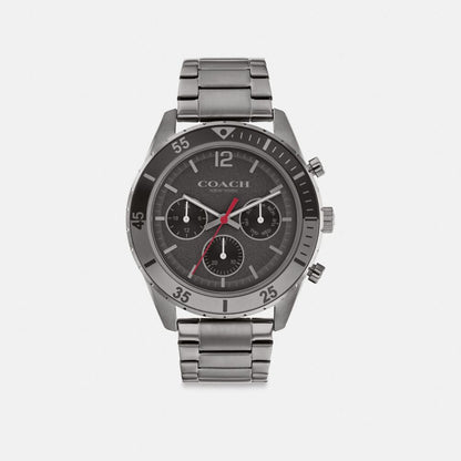 Coach Cole Watch, 44 Mm Dark Grey
