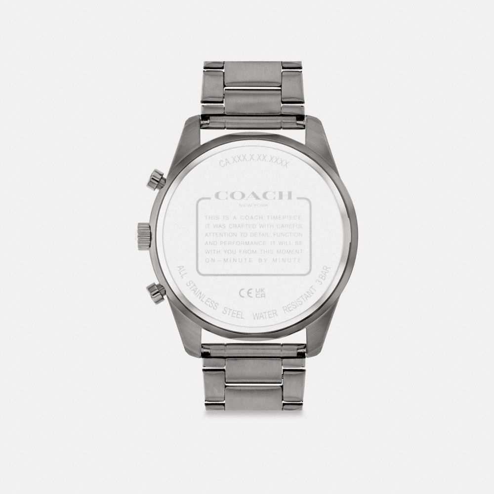 Cole Watch, 44 Mm Dark Grey Dark Grey