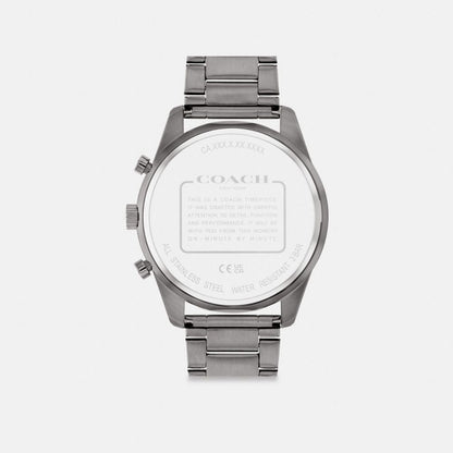 Coach Cole Watch, 44 Mm Dark Grey