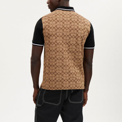 Coach Signature Polo Khaki Signature
