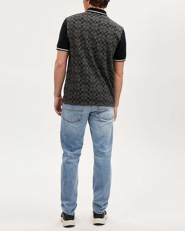 Signature Polo Charcoal Signature Charcoal Signature
