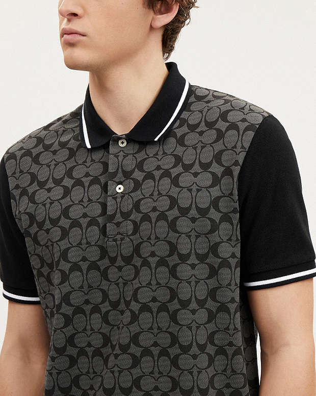 Signature Polo Charcoal Signature Charcoal Signature