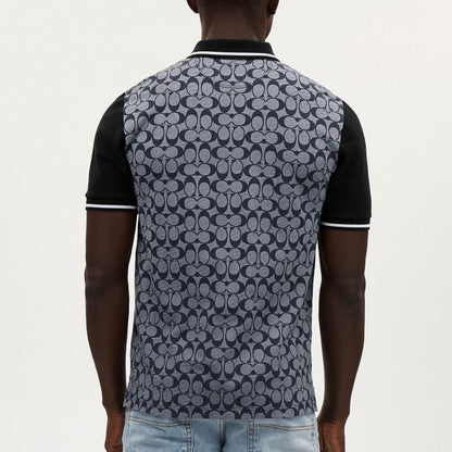 Coach Signature Polo Chambray Signature